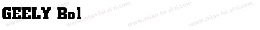 GEELY Bold 20151114字体转换